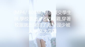 [MP4/ 808M] 極品援交學生妹,學校裏出了名的校雞,穿著校服就出來約了,奶子沒少被人摸,又大又圓