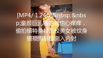 [MP4/ 1.24G]&nbsp;&nbsp;童颜巨乳看的我也心痒痒，偷拍模特身材艺校美女被纹身猥琐男掰腿侧入内射