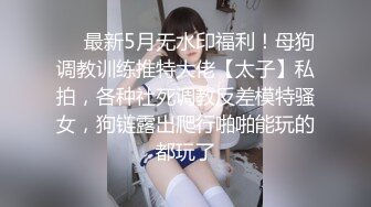 ❤️最新5月无水印福利！母狗调教训练推特大佬【太子】私拍，各种社死调教反差模特骚女，狗链露出爬行啪啪能玩的都玩了