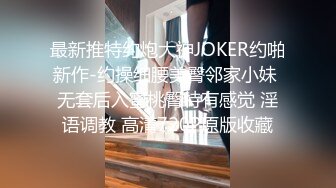 最新推特约炮大神JOKER约啪新作-约操细腰美臀邻家小妹 无套后入蜜桃臀特有感觉 淫语调教 高清720P原版收藏