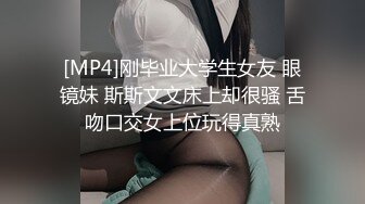 [MP4]刚毕业大学生女友 眼镜妹 斯斯文文床上却很骚 舌吻口交女上位玩得真熟