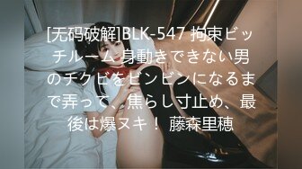 [无码破解]BLK-547 拘束ビッチルーム 身動きできない男のチクビをビンビンになるまで弄って、焦らし寸止め、最後は爆ヌキ！ 藤森里穂