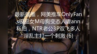 最新强推，网美推车OnlyFans极品女M母狗变态人妻ann私拍，NTR老公3P双飞多人淫乱主打一个刺激 (6)